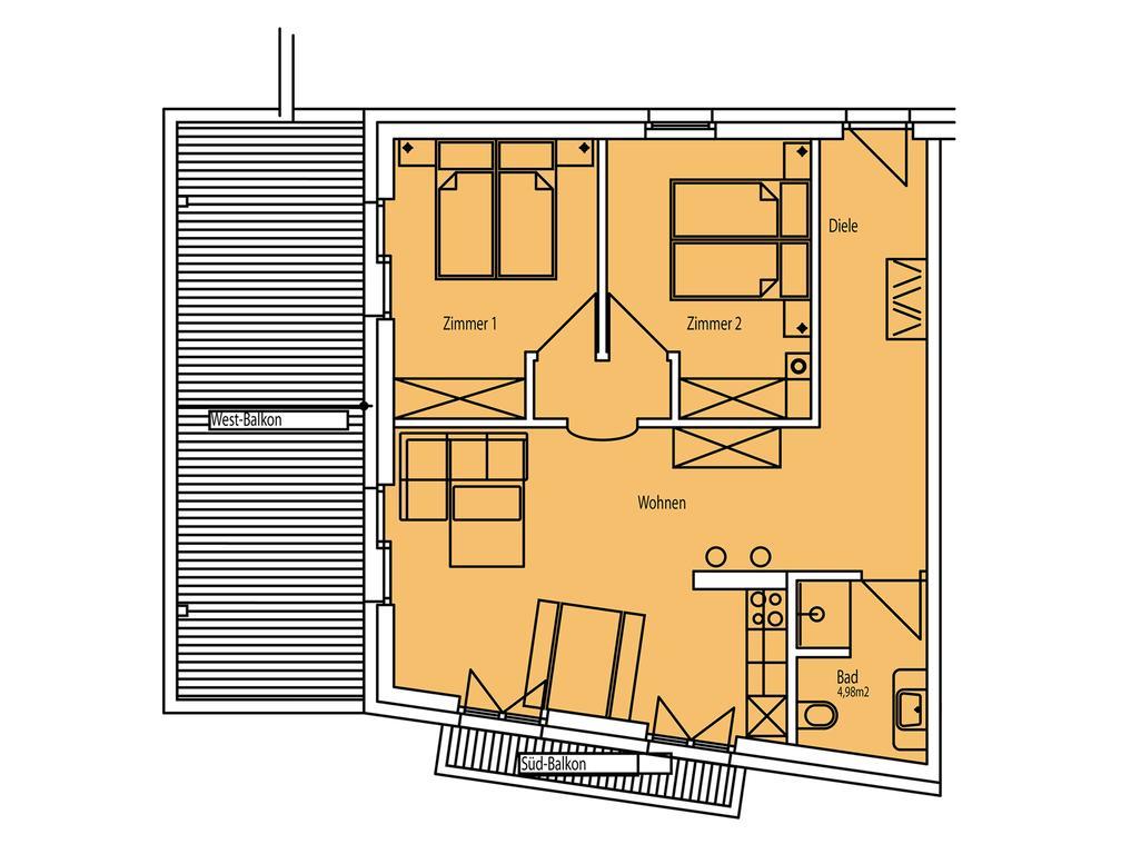 Kasperhof Apartments Innsbruck Top 6 - 7 Exteriör bild